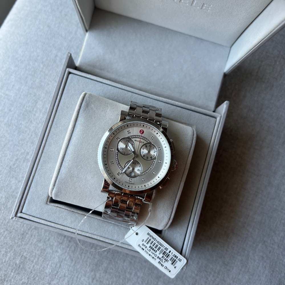 Michele Silver Women's Watch